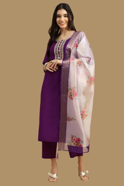 3-Piece Set – Top, Bottom & Dupatta